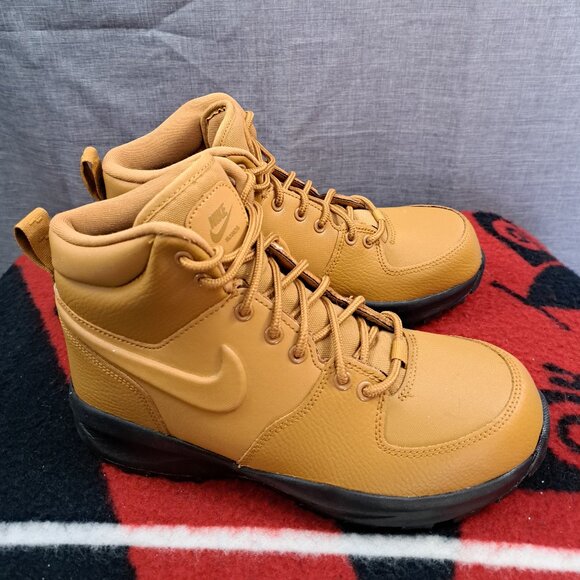 Size 7Y Nike GS Manoa Boot Wheat Black Wheat HF0750-700 Youth - Picture 2 of 11